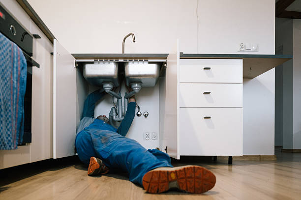 Professional Drain Cleaning technician working in Martinsville, IN
